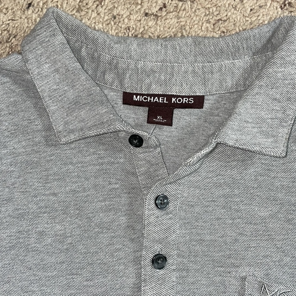 Michael Kors grey polo men’s XL - Picture 2 of 4